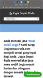 Mobile Screenshot of jogjaempatroda.com